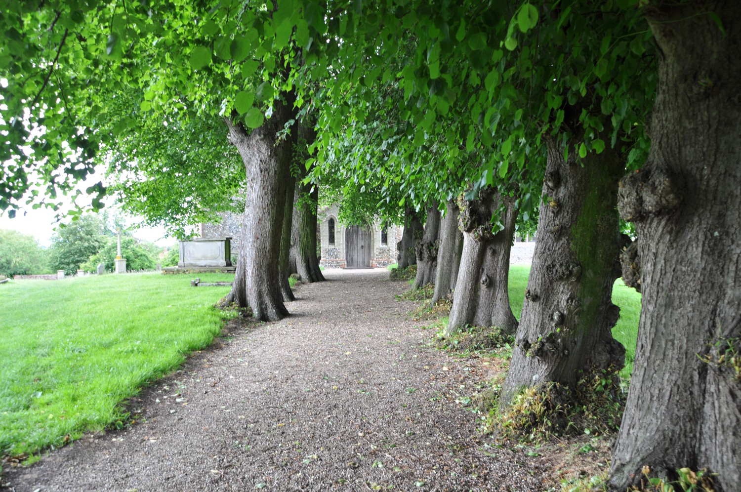Pathway to Bulmer Church