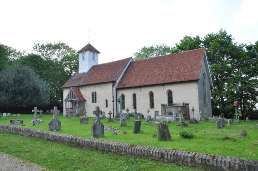 All Saints Church, Middleton is tucked away down what looks like a private driveway