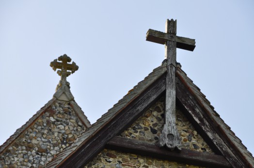 Roof detail at Belchamp Walter Church