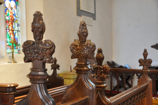 Carved detail at Borley Church