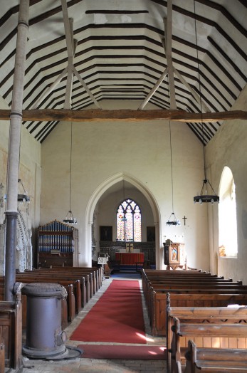 Belchamp Walter church interior