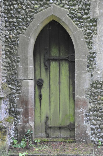 Side door at Foxearth church
