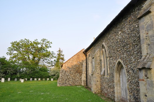 Walkers often rest at Great Henny church as it is located along St Edmunds Way