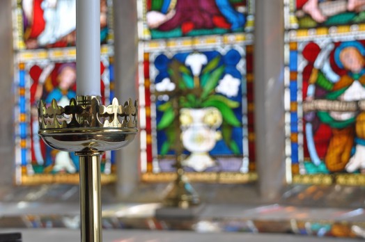 Inside Ovington church