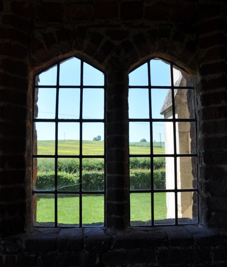 A porch with a view at Lamarsh church