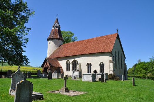 The Church of the Holy Innocents at Lamarsh is one of only six round towers in Essex
