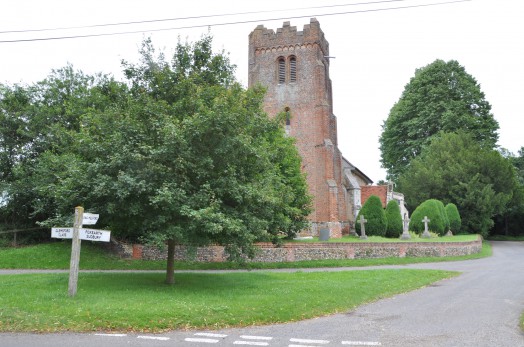 Liston church from the road