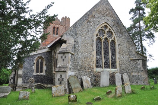 Liston Church from the churchyard