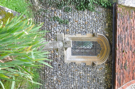 The side of the porch at Liston Church
