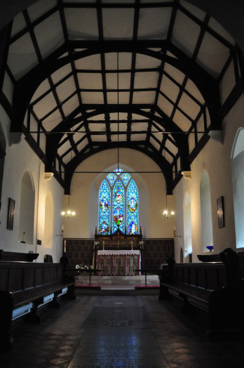 The interior of Middleton Church