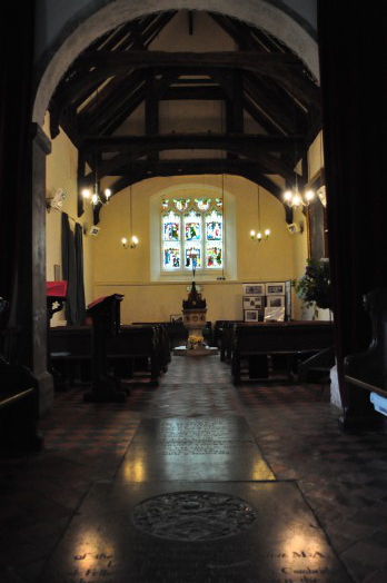 The interior of Middleton Church