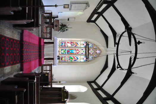 Interior of Pentlow church
