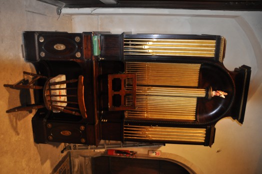 The restored organ at Liston is Georgian and orginaly from Lyston Hall