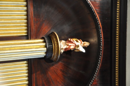 very delicate figure on the restored Georgian organ at Liston church